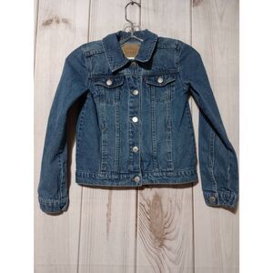 Levi's Jacket Girls Large‎ Denim Button Closure